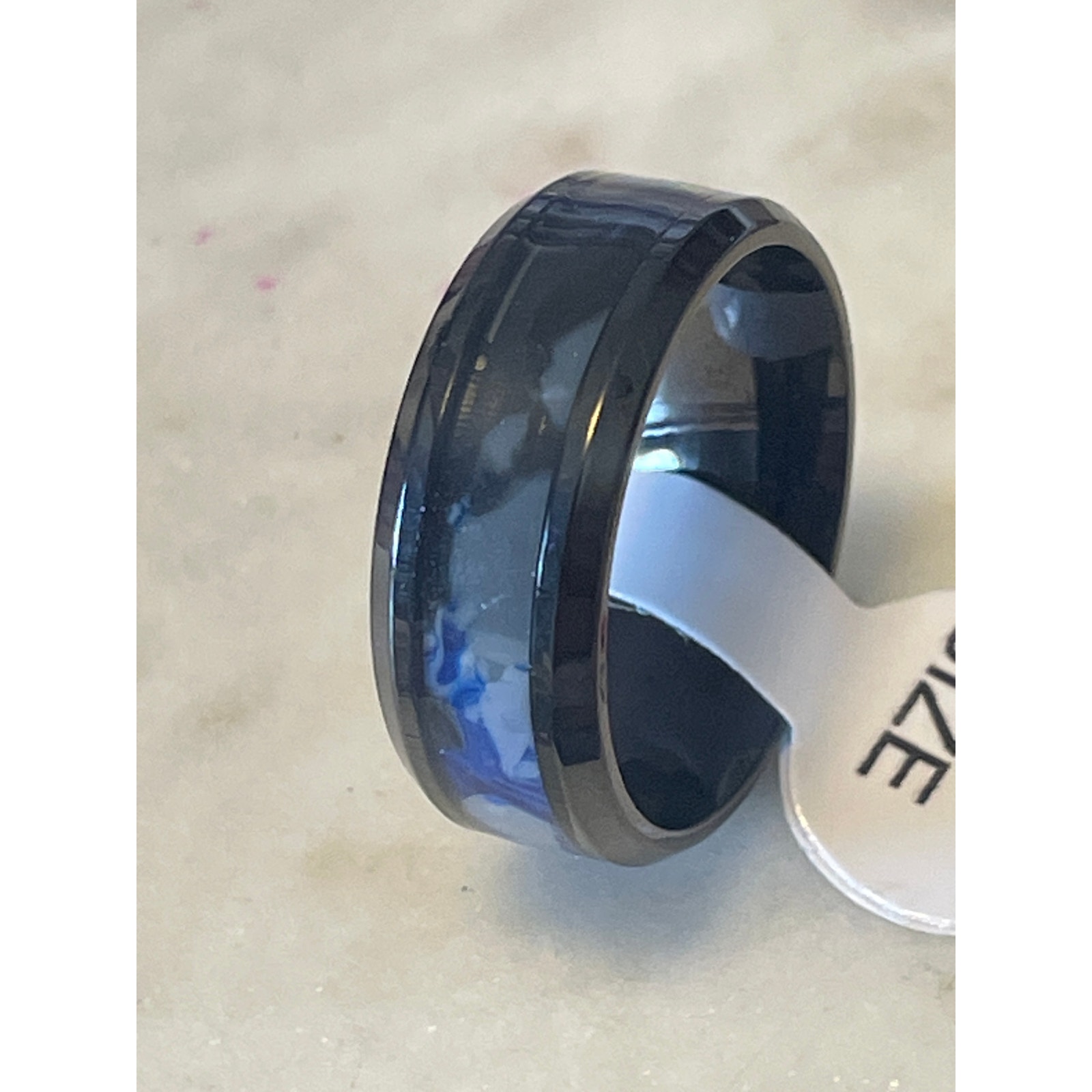 Mens Stainless Steel Wedding Band Style Ring 8 Mens Stainless Steel Wedding Band Style Ring 8